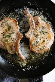 As soon as the butter is melted and the oil is nice and hot, add the thin pork chop cutlets. Garlic Butter Pork Chop Recipe Ready In Just 15 Minutes The Forked Spoon