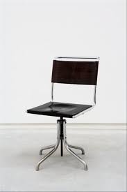 Marcel Breuer B7 Ca Chromed Steel And Lacquered Wood Swivel Chair 1935 Meubels Bauhaus Stoelen