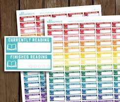 Reading Planner Stickers Printable Instant Download Etsy In 2020 Printable Planner Stickers Planner Stickers Printable Stickers