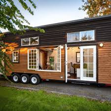 Autumn 34ft Tiny House Rv Tiny House For Rent In Delta British Columbia Tiny House Listings Tiny House Exterior Tiny House Listings Tiny Houses For Rent