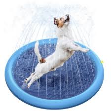 When your dog is ready for a drink, simply slide it off and fill it up. Round Dog Water Sprinkler Pool Life Changing Products