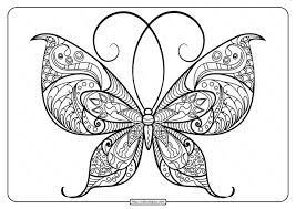 Therapeutic effects of coloring pages. Printable Butterfly Mandala Pdf Coloring Pages 48 Butterfly Mandala Butterfly Printable Coloring Pages