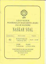 Jadi supaya kamu bisa lulus, perhatikan tips ini. Soal Ujian Mandiri Uin Walisongo Download File Guru