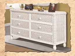 Scroll down to see dressers, night tables, headboards, mirrors & trunks. Amazon Com White Wicker 4 Piece Bedroom Set Santa Cruz Includes King Headboard Ns 6 Drawer Dresser Mirror Furniture Decor
