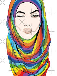 Rainbow Hijab Merch & Gifts for Sale