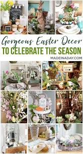 Why limit easter home decor to the inside of your home? Easter Egg Decorating Ideas For Home Decor Made In A Day