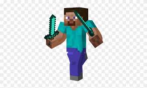 Minecraft diamond sword gif, hd png download is a contributed png images in our community. Colegio Miguel Covarrubias Steve Steve With Diamond Sword Free Transparent Png Clipart Images Download