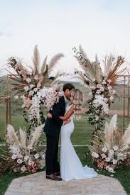 A wedding is a ceremony where two people are united in marriage. Gemaya Tim Be Designed Wedding Ceremony Decorations Outdoor Boho Wedding Theme Glam Bride