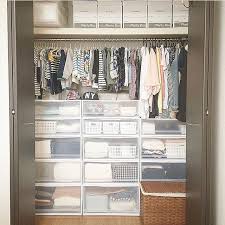 ベッド周り 賃貸 ppケース 無印良品 plenty box などのインテリア実例 2016 04 28 05 42 23 roomclip ルームクリップ クローゼット 収納 無印良品 収納 クローゼット 無印 クローゼット