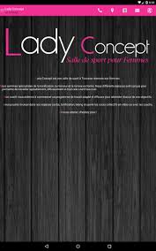 Nous pourrions dire qu'il s'agit d'un ce sont des salles de sport pour les femmes. Lady Concept For Android Apk Download