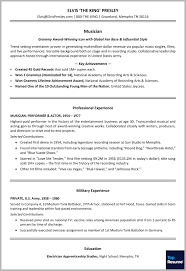 resume makeover for elvis presley, the