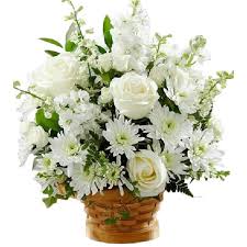 Sending flowers is straightforward with floraqueen; Condolences In White Wine Gifts Basket Philippines