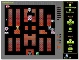 Battle City 1985 Namco The Player Controlling A Tank Must Destroy Enemy Tanks In Each Level Which Enter The Playf Battle City Battle City Game Atari Games