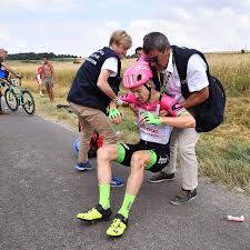 German jasha suetterlin of team dsm was the first rider to abandon the race after being sent to the ground by the crash. Recovering From A Tour De France Crash Is Lonely And Agonizing Sbnation Com