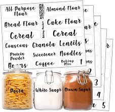 Check spelling or type a new query. Kitchen Pantry Food Organization Clear Labels 85 Classy Gloss Preprinted Water Resistant Label Set To Organize Storage Containers Jars Canisters Sexy Script 102 Pantry Labels Buy Online At Best Price In