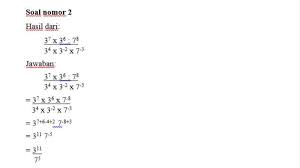 2 operasi perkalian dan pembagian bentuk akar pembahasan soal un. Jawaban Soal Bilangan Berpangkat Dan Bentuk Akar Belajar Dari Rumah Tvri Kelas 7 8 9 Smp Hari Ini Tribunnewswiki Com Mobile