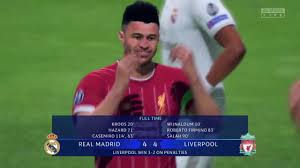 Have your say on how los blancos performed against liverpool. Liverpool Vs Real Madrid Uefa Champions League Final Fifa2020 Youtube