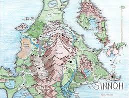 Labelled sinnoh map by victorv111 on … 22.03.2007 · i can easily find a map of sinnoh on bulbapedia or wikipedia, but does anyone know where to find a map that is labeled with town, city. Pokemon Sinnoh Region Map By Mamep21 On Deviantart