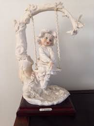 Giuseppe Armani Florence Rare Girl On Swing Figurine Collectible Collectible Figurines Figurines Rare