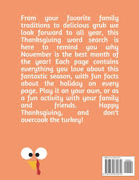 9 fun facts about thanksgiving. Thanksgiving Word Search And Fun Facts Book Holiday Puzzle Puzzles Doctor Amazon De Bucher