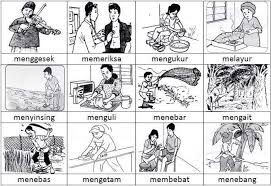0 ratings0% found this document useful (0 votes). Koleksi Kata Kerja Bergambar Coco01 Malay Language Education Teaching Materials
