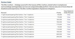 reward changes in new ritz carlton reward tiers loyalty