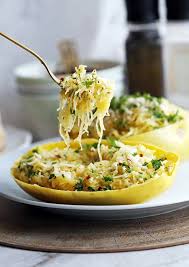 Check out the tastiest creamy garlic pasta recipe only at kfoods. Instant Pot Garlic Parmesan Spaghetti Squash Yay For Food