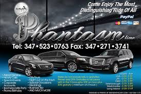 We did not find results for: Nyc Phantasm Limo Service Nyc Ph Nt M Limousine Service 5 Off One Way Airport Trips 10 Off Round Trips Airport Airport Jfk Lga Ewr Teterboro Westchester Long Island Springfield