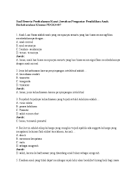 Maybe you would like to learn more about one of these? Doc Soal Beserta Pembahasan Kunci Jawaban Pengantar Pendidikan Anak Berkebutuhan Khusus Pdgk4407 Nurleni Firman Academia Edu