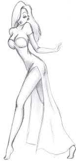 Use these images to quickly print coloring pages. Jessica Rabbit Sketch By Nimhel On Deviantart
