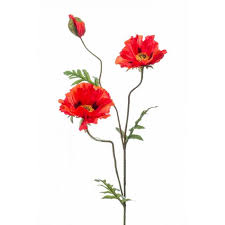 Artificial bougainvillea red trailing | artificial flowersadd a touch of mediterranean sunshine with gorgeous, vibrant red, trailing artificial bougainvillea. Artificial Poppy Flower Lopez Red 3ft 90cm