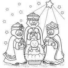 Why not colour in three, cut them out and stand them up on display? 3 Kings Coloring Pages Coloring Home