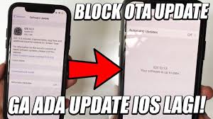 Cara Block Update Ios Ota Iphone Bypass Youtube
