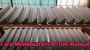 Model kongliong pakai lis gypsum : Cara Mencetak Lis Profil Cor Pakai Cetakan Beton Cute766