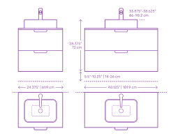 We are having an argument about the bathroom vanity height! Bathroom Vanities Dimensions Drawings Dimensions Com