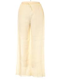 Details About Nwt Marina Rinaldi Women Ivory Linen Pants 20 Plus