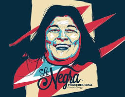 Check Out New Work On My Behance Portfolio Mercedes Sosa Illustration Art Http Be Net Gallery 28852717 Mercedes Sosa Artistas Dibujos La Voz De America