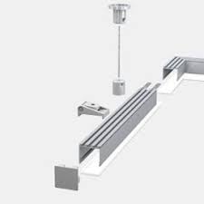 Led Alu Aufputz Profil N Inkl Abdeckung Zur Auswahl 4 45 Led Lichtband Led Deckenbeleuchtung Led Profil