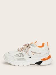 Shoes Shoes Online Shein Lace Up Lacing Sneakers Stacked Heel Sandal