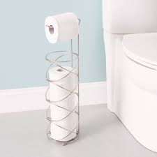 Toilet tissue holder roll paper stand storage dispensers wall mounted bathroom. Xeex Free Standing Toilet Paper Holder With Shelf Bathroom Toilets Tissue Roll Stand Black Dispenser Toulet 3 Spare Rolls Storage Black Bathroom Hardware Saidli Toilet Paper Holders