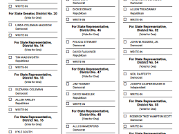 Brown (republican party) ran for election to the jefferson county board of education to represent place 2 in alabama.he won in the general election on november 6, 2018. Sample Ballots Review And Print Your Ballot Before You Go To The Polls
