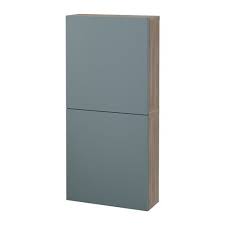Besta Wall Cabinet With 2 Doors White Selsviken High Gloss Beige Ikea Ikea Wall Cabinets Wall Cabinet Ikea Wall
