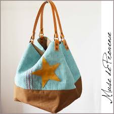 Sac Cabas Reversible En Tissus Ancien Chanvre Et Lin By Muse De Provence Sac Cabas Sac Sacs Pomponette