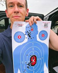 Little Saturday day date of guns then margs and looking at my target I  guess it's not just my politics that are left of center. 😅 Also Linz said  she'll do the