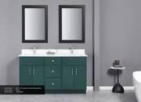 60” / 72” Double Sink Solid Wood Vanity | Topcan Cabinetry