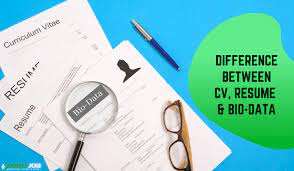 How long should a cv be a cv should be 2 to 3 pages as per your experience and skill. Small Yet Most Important Difference Between Cv Resume Biodata