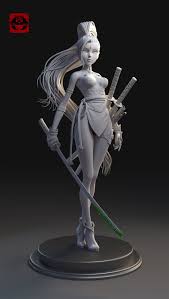 Q龙女 Hu Zheng Zbrush Character Zbrush Warrior Girl