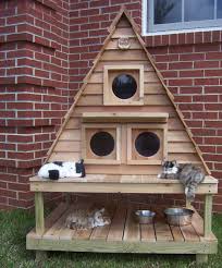Check spelling or type a new query. Triplex Cat House Cat House Diy Cat House Plans Outdoor Cat House