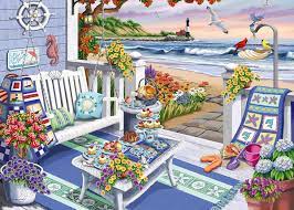 $5 each or $20 for all 5. Seaside Sunshine 300 Pieces Ravensburger Puzzle Warehouse