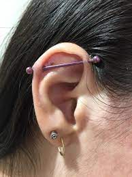 My 5 Month Old Industrial Does It Look Ok More Info In Comments Piercing